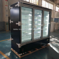 supermarket upright glass door display freezer cabinet